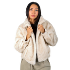 Chaqueta de pelo sintético