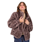 Chaqueta de pelo sintético