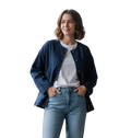 Chaqueta con botones denim