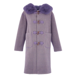 Trenca reversible 2 en 1 con capucha pelo sintético