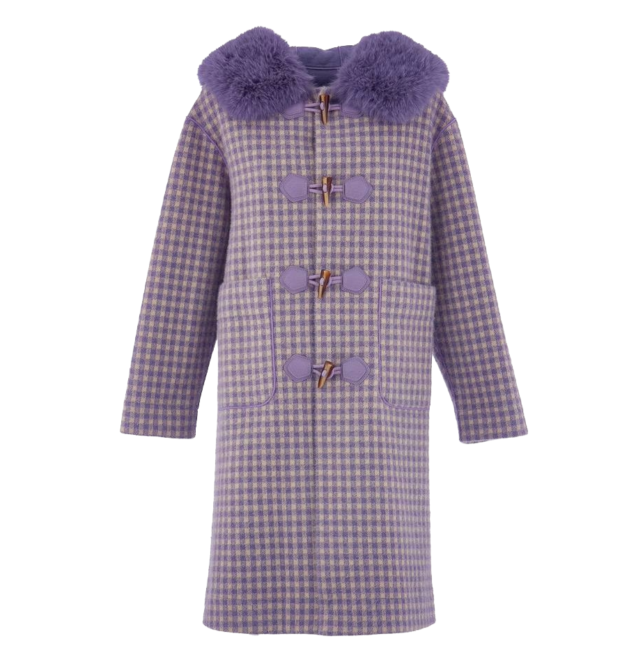 Trenca reversible 2 en 1 con capucha pelo sintético