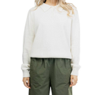 Jersey con cuello polo de angora