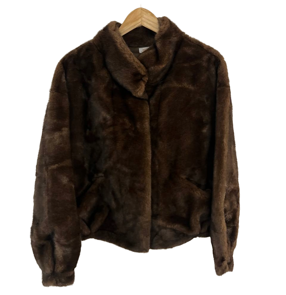 Chaqueta de pelo sintético