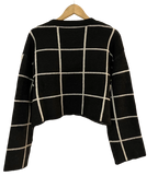 Jersey con botones de cuadros