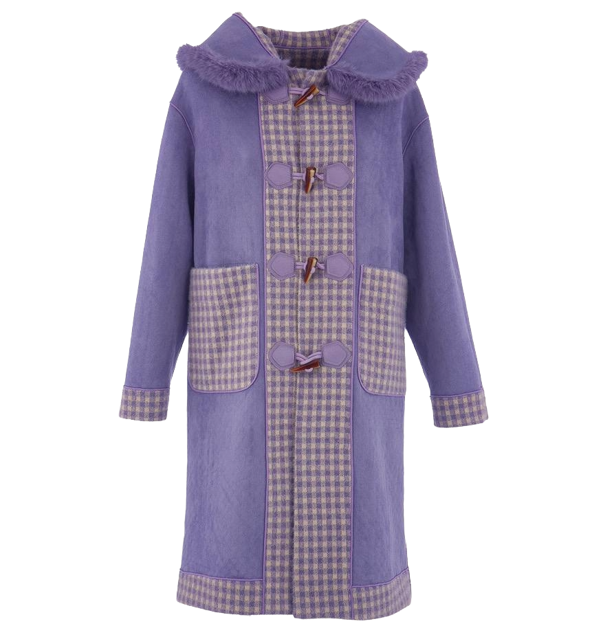 Trenca reversible 2 en 1 con capucha pelo sintético