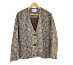 Chaqueta suave con estampa