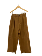 Pantalón clásico ancho de algodón