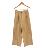 Pantalón clásico ancho de algodón