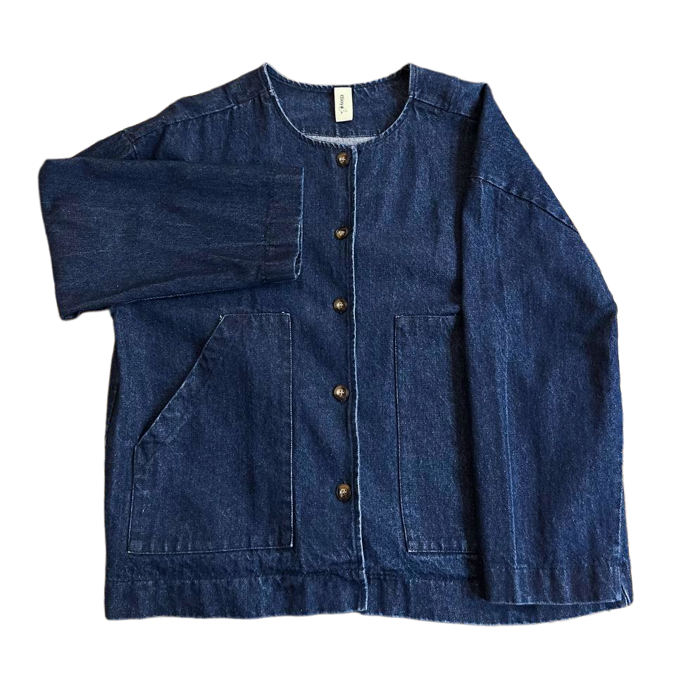 Chaqueta con botones denim
