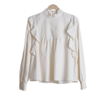Blusa de micropana con volantes