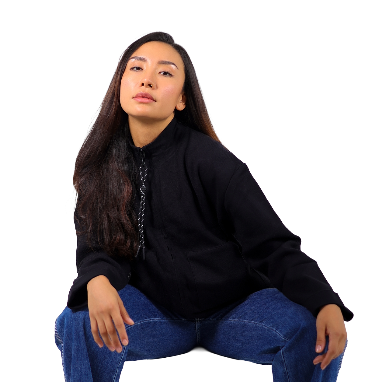 Jersey con cremallera